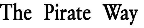 Font : Garrick-Condensed-Bold 2 Custom Text : The Pirate Way Test your own text here Click to download or to view this font on a tshirt that can be custom printed in Bali